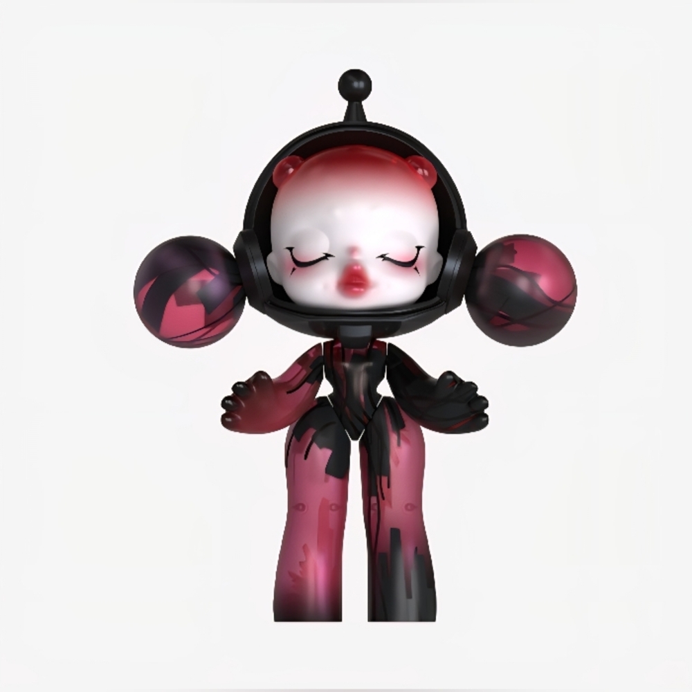 Authentic POP MART MEGA SKULLPANDA 400% Red‎ Crystal